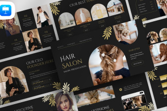 Hair Salon Keynote Template